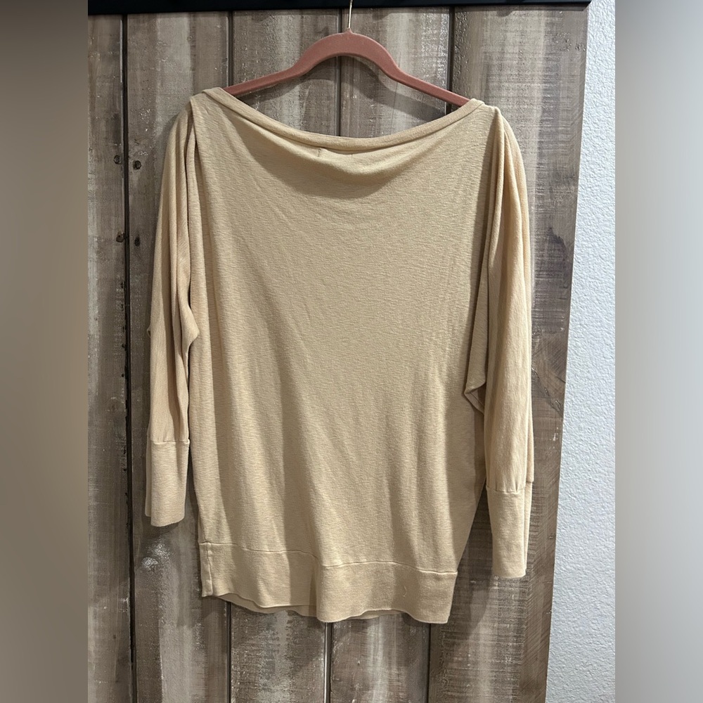 Michael Stars slub long sleeve top, one size - Picture 5 of 8